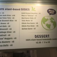 Menu 3/3 (as of 2021-10-27) at Plant Junkie - Vanderbilt in New York City