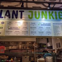 Big diverse menu at Plant Junkie - Vanderbilt in New York City
