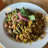 Chorizo Hash made vegan with tofu scramble!   at Toast & Jam in Kingston