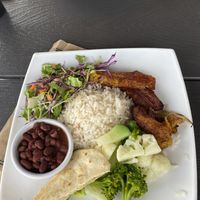 Vegan casada  at Soda Sánchez in Quepos