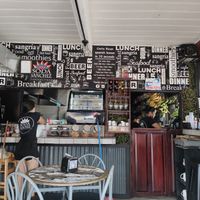 Indoors at Soda Sánchez in Quepos