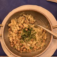 Pasta with chickpeas   at Pizza e Baba in Naples