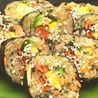 Isho roll at Sushi Itto in Monterrey