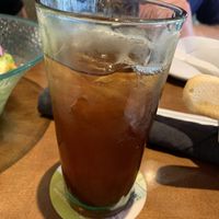 Peach and raspberry tea   at Olive Garden in Erie