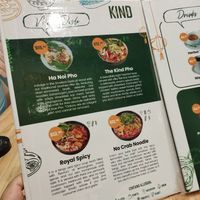 Menu at The Kind Bowl - Northpoint City in North Singapore