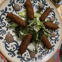 Croquetas de boletus  at Shangri-La in Merida