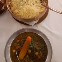 Palak Channa, Kichererbsen, Blattspinat Churry at Rama in Neufahrn Bei Freising