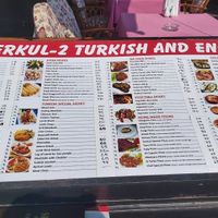 Part of the menu.. at Serkul 2 in Mugla