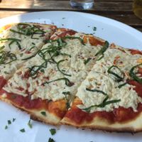 vegan pizza at Eat Drink Wild in New York City