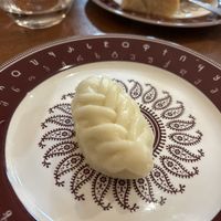 Raviolo di patate  at DedasPuri Ristorante Georgiano & Wine Shop in Pavia