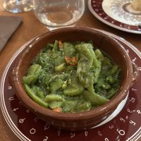 Zuppa di taccole  at DedasPuri Ristorante Georgiano & Wine Shop in Pavia