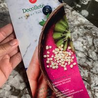 Menu at Decollete Juicery & Coffee shop in Randolph