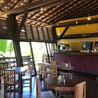 Inside bar at Caliandra Café in Brasilia