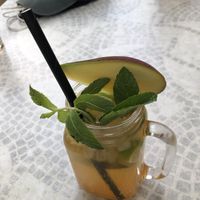 Mango Lemonade (from the sign in the window)  at Hubertha in Berlin