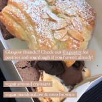 Low res picture, high quality food! at A.Pastry Shop in Glasgow