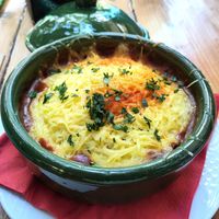 Eggplant gratin at Treis Laloun -Τρεις Λαλούν in Athens