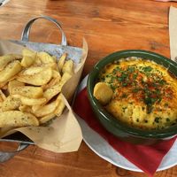 Baked eggplant with house-made cheesee  at Treis Laloun -Τρεις Λαλούν in Athens