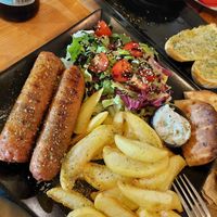 beyond sausage at Treis Laloun -Τρεις Λαλούν in Athens