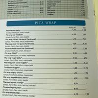 Menu  at Treis Laloun -Τρεις Λαλούν in Athens