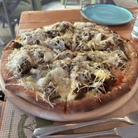 Gyros pizza  at Treis Laloun -Τρεις Λαλούν in Athens