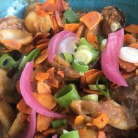 Orecchiette au caviar d’aubergine  at La Ola in Sete