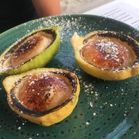 Crème brûlée citron-coco  at La Ola in Sete