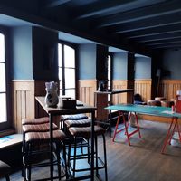 Interior at Tiki Poké Bowl in Thun