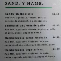 Menu page 4 of 6, February 2023 at Sanu in Ibarra