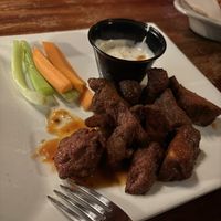 seitan wings with vegan ranch  at Fergie's Pub in Philadelphia