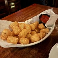 tots with ketchup  at Fergie's Pub in Philadelphia