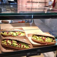 Vegan sandwich for 8.25 EUR #Veganuary at AMS - Amsterdam Bread Company in Schiphol