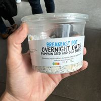 Overnight oats  at AMS - Amsterdam Bread Company in Schiphol