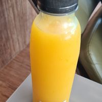 Fresh orange juice at AMS - Amsterdam Bread Company in Schiphol