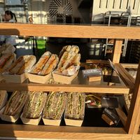 Vegan sandwiches  at AMS - Amsterdam Bread Company in Schiphol
