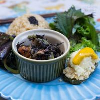 Lunch plate from August 2016. at Le Coccole in Osaka