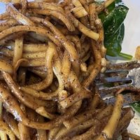 Sesame sauce hand pulled noodles  at House of Nanking in San Francisco