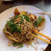 House noodles with tofu at House of Nanking in San Francisco