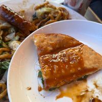this was actually the third hair. we let it slide, but this one...  at House of Nanking in San Francisco