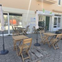 Outside seating   at Bancha in Portimao