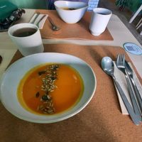 Vegetable soup at Bancha in Portimao
