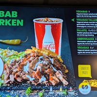 Menu at Bislett Kebab House - Carl Berner in Oslo