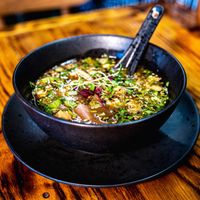 Miso with tofu at Sushea in Newquay