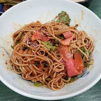 Bibim-makguksu 비빔막국수 - mixed at Memil Eondeok - 메밀언덕 in Seoul