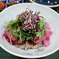 Bibim-makguksu 비빔막국수 at Memil Eondeok - 메밀언덕 in Seoul