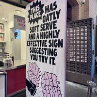 The sign did the trick!  at Gott's Roadside - 1 Ferry Building in San Francisco