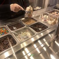 LARGE Oatly Soft Serve Because We Needed a Pick-Me-Up (Topped with Almonds)  at Gott's Roadside - 1 Ferry Building in San Francisco