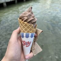 Chocolate oatly soft serve  at Gott's Roadside - 1 Ferry Building in San Francisco