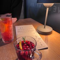 Mulled wine and lemonade  at Pierogarnia Mandu in Gdynia