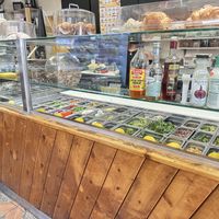 Salad bar  at Peace and Plants in Woodside
