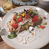 Veganes Avomash Sandwich at Botania in Utrecht